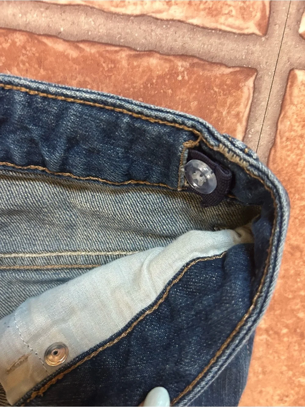 Girls Old Navy Dark Blue Flare Jeans